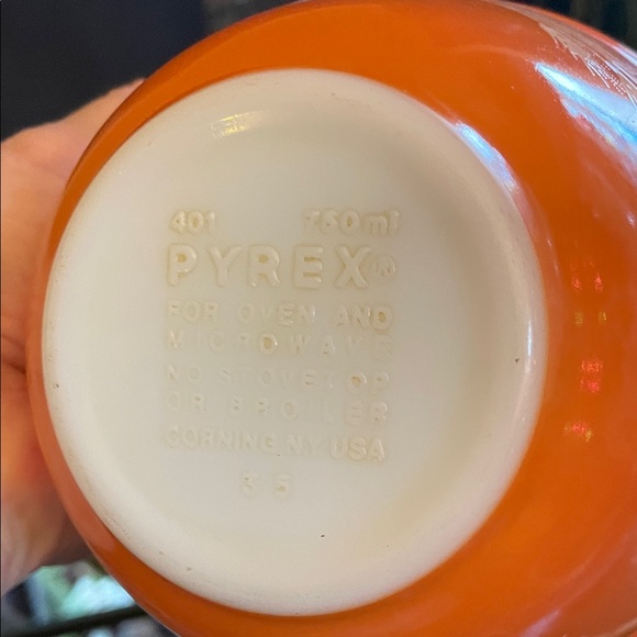 Vintage Pyrex Autumn Harvest nesting bowl with Wheat Design - Picture 7 of 9